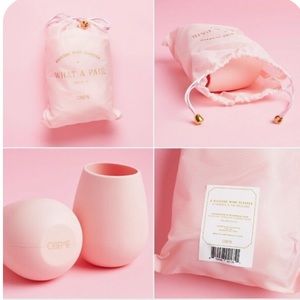 FFF Silicone Wine Cups with bag- never opened